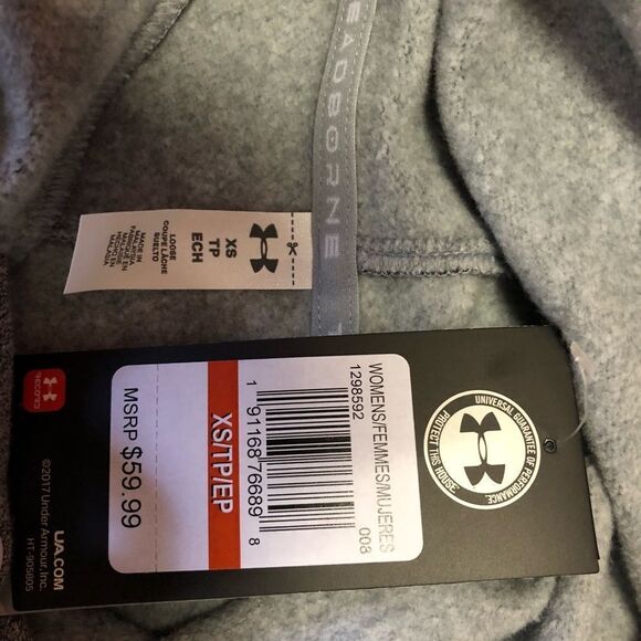 Women’s Under Armour Threadborne Hoodie NWT    - Picture 7 of 10